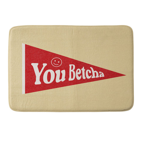 Society6 Design Studio You Betcha Memory Foam Bath Mat