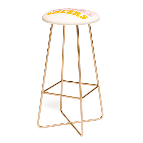socoart cheers cheers cheers Bar Stool