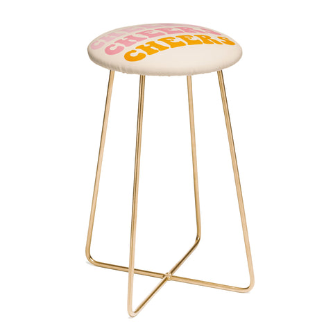 socoart cheers cheers cheers Counter Stool