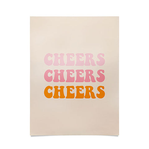 socoart cheers cheers cheers Poster