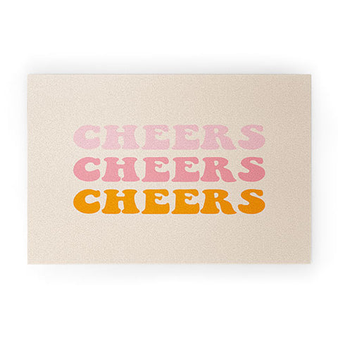 socoart cheers cheers cheers Welcome Mat