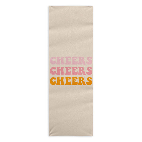 socoart cheers cheers cheers Yoga Towel
