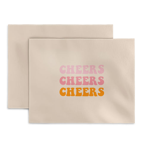 socoart cheers cheers cheers Placemat
