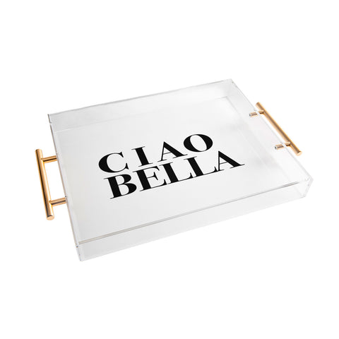 socoart Ciao Bella Acrylic Tray