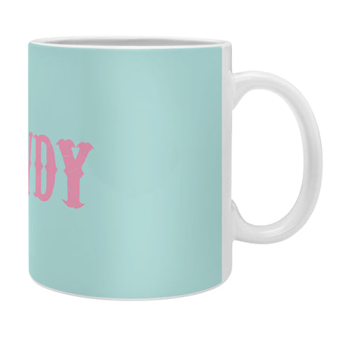 socoart HOWDY blue pink Coffee Mug