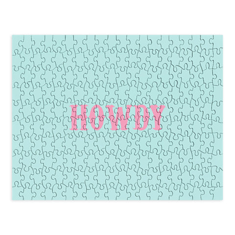 socoart HOWDY blue pink Puzzle
