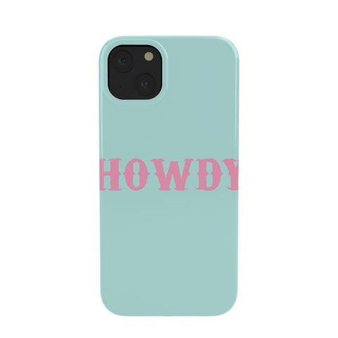 socoart HOWDY blue pink Phone Case