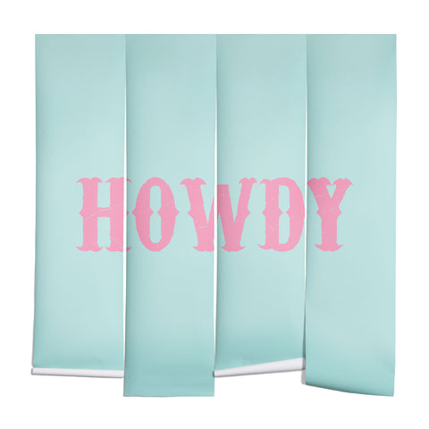 socoart HOWDY blue pink Wall Mural