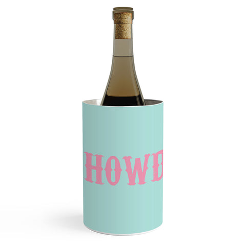 socoart HOWDY blue pink Wine Chiller