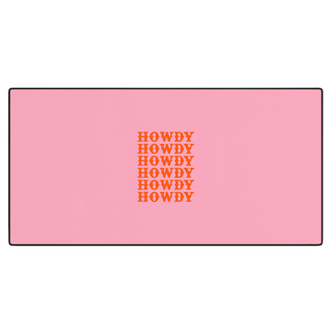 socoart howdy howdy howdy Desk Mat