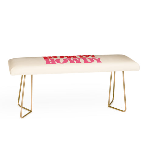 socoart Howdy I Bench