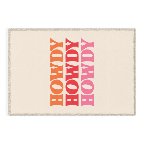 socoart Howdy I Outdoor Rug