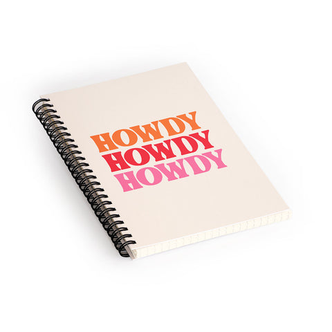 socoart Howdy I Spiral Notebook