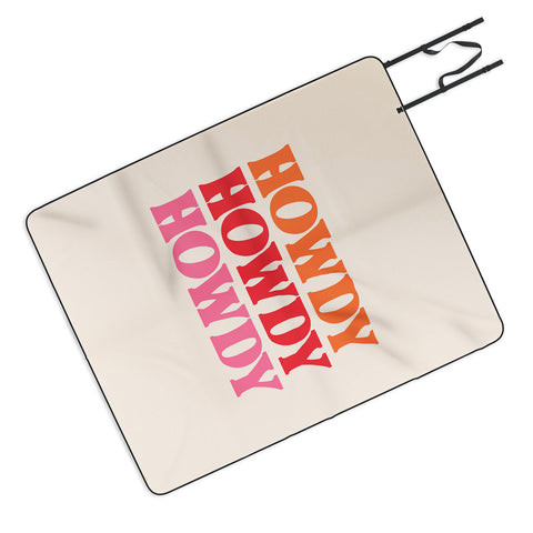 socoart Howdy I Picnic Blanket
