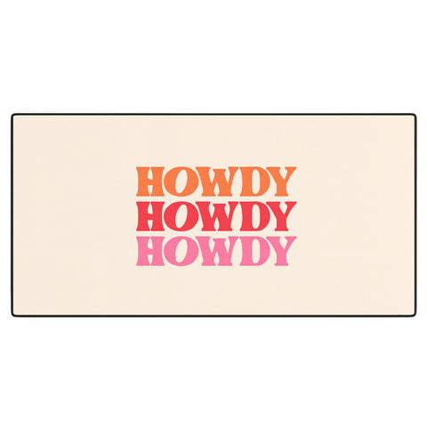 socoart Howdy I Desk Mat