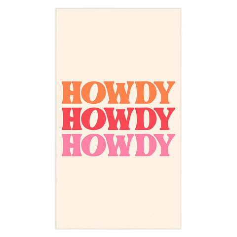 socoart Howdy I Tablecloth