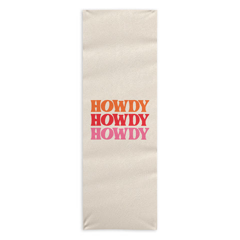 socoart Howdy I Yoga Towel