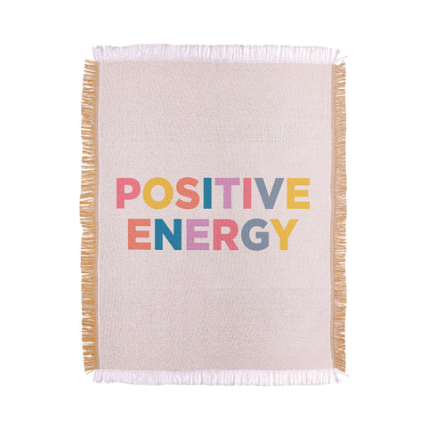 socoart positive energy I Throw Blanket