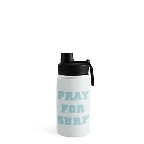 socoart Pray For Surf I Water Bottle