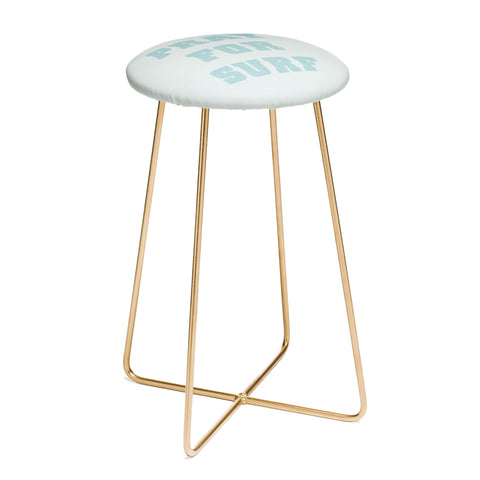 socoart Pray For Surf I Counter Stool