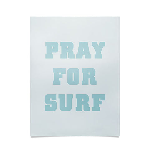socoart Pray For Surf I Poster