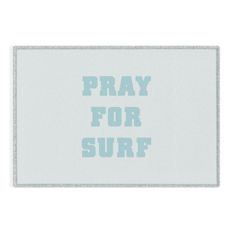 socoart Pray For Surf I Outdoor Rug