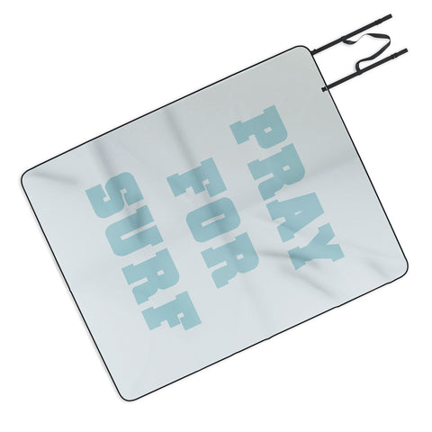 socoart Pray For Surf I Picnic Blanket