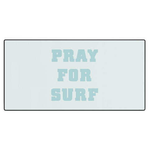 socoart Pray For Surf I Desk Mat
