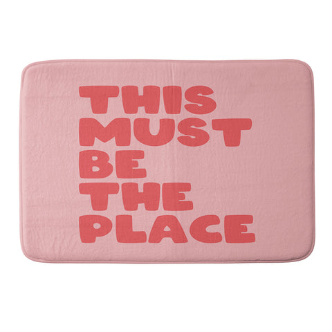 socoart This Must Be The Place II Memory Foam Bath Mat