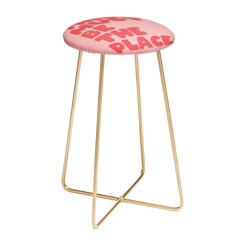 socoart This Must Be The Place II Counter Stool