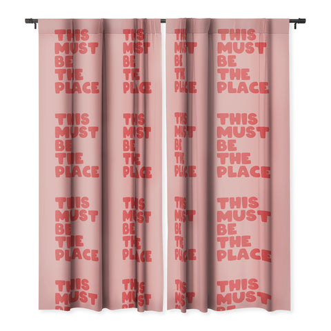 socoart This Must Be The Place II Blackout Window Curtain