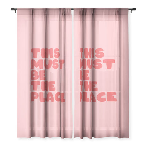 socoart This Must Be The Place II Sheer Non Repeat