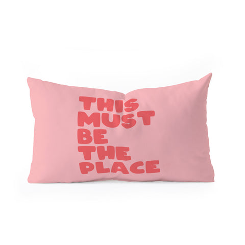 socoart This Must Be The Place II Oblong Throw Pillow
