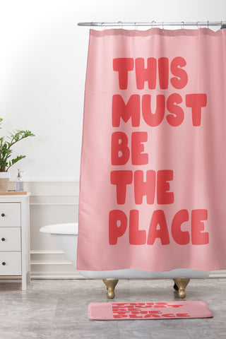 socoart This Must Be The Place II Shower Curtain And Mat