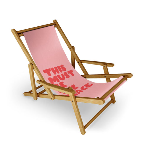 socoart This Must Be The Place II Sling Chair