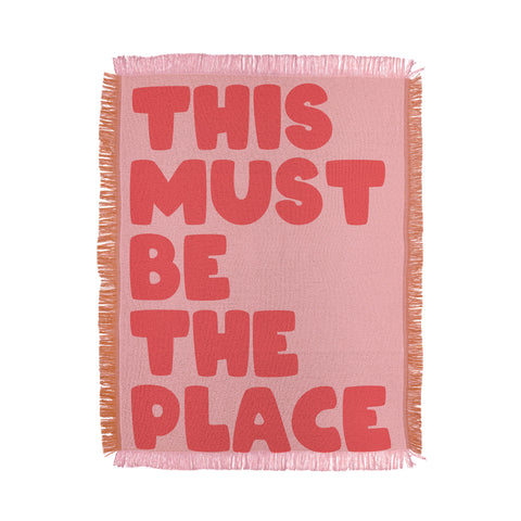 socoart This Must Be The Place II Throw Blanket