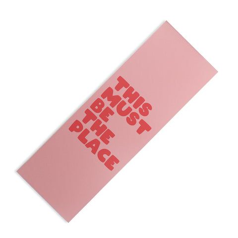 socoart This Must Be The Place II Yoga Mat
