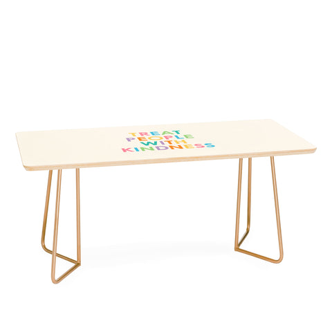 socoart Treat People With Kindness III Coffee Table