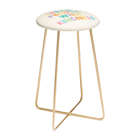 socoart Treat People With Kindness III Counter Stool
