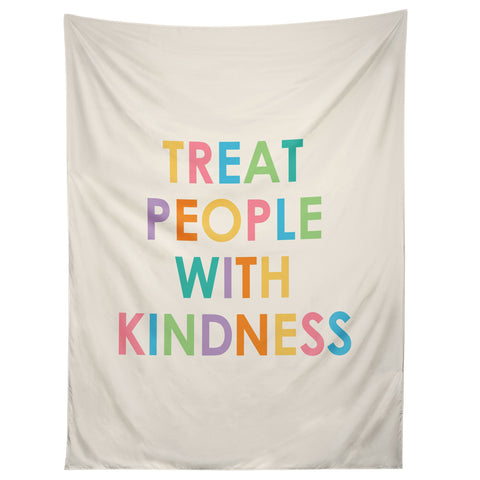 socoart Treat People With Kindness III Tapestry