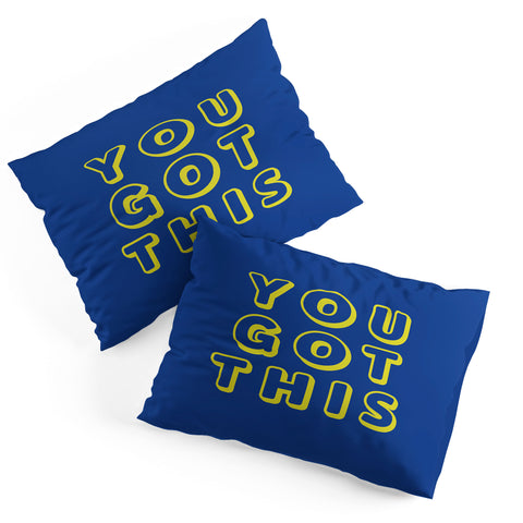 socoart You Got This Blue Pillow Shams