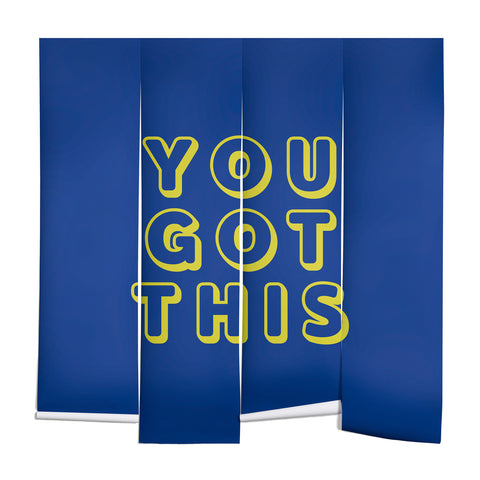 socoart You Got This Blue Wall Mural