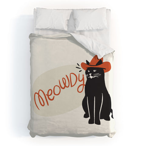 Sombrero Inc Meowdy Duvet Cover