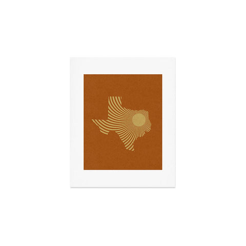 Sombrero Inc Texas Sun Art Print