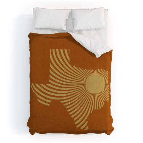 Sombrero Inc Texas Sun Duvet Cover
