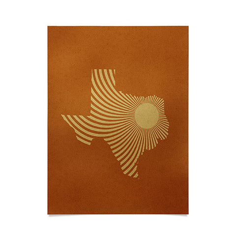 Sombrero Inc Texas Sun Poster