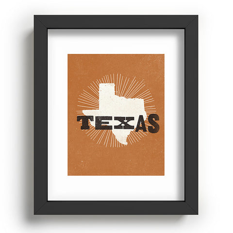 Sombrero Inc The Lone Star State Recessed Framing Rectangle