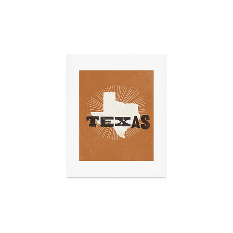 Sombrero Inc The Lone Star State Art Print
