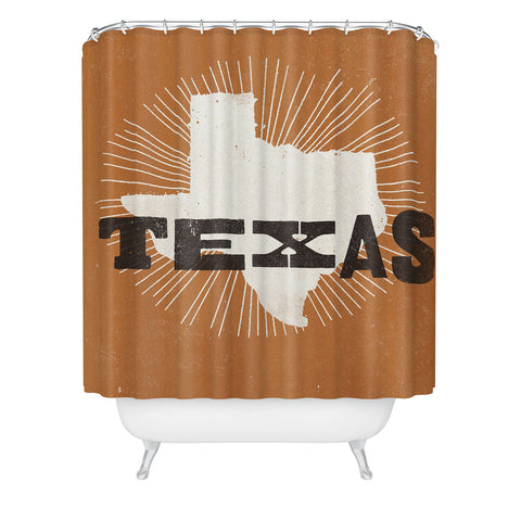 Sombrero Inc The Lone Star State Shower Curtain