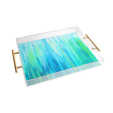Sophia Buddenhagen Aqua Stream Acrylic Tray